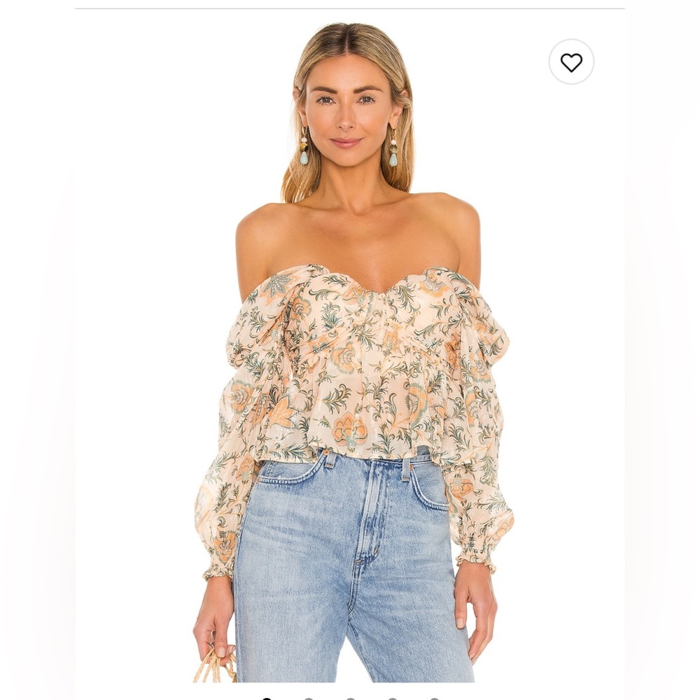 NWOT House of Harlow 1960 “Burna Blouse” Small